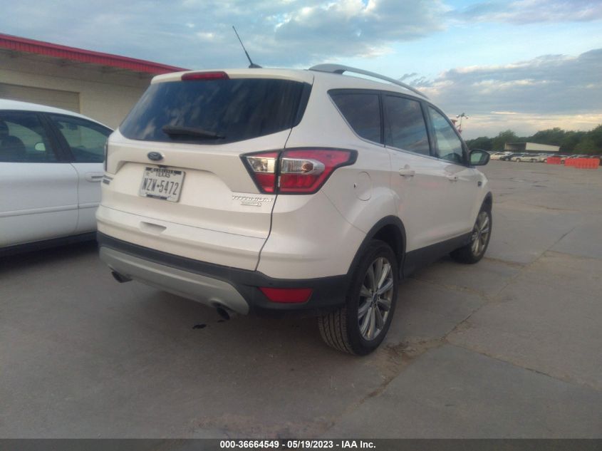 2017 FORD ESCAPE TITANIUM - 1FMCU0J96HUA26259