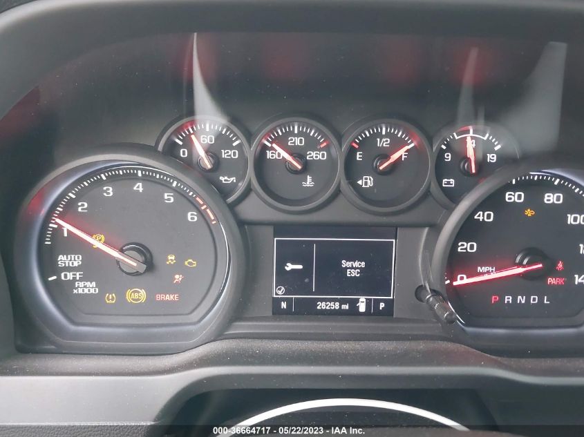 2022 CHEVROLET SILVERADO 1500 CUSTOM - 1GCPABEK1NZ539103