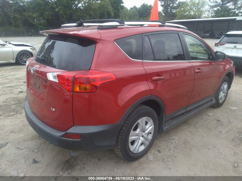 2015 TOYOTA RAV4 LE - JTMZFREV6FD054421