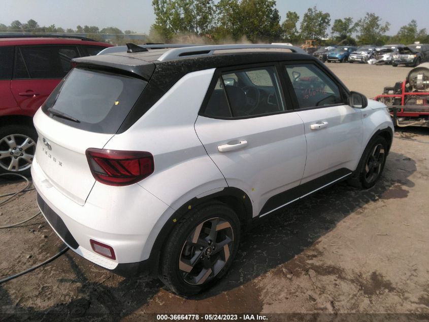 2022 HYUNDAI VENUE LIMITED - KMHRC8A38NU139309
