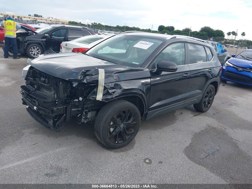 VIN 3VVRX7B28NM017337 2022 VOLKSWAGEN TAOS SE