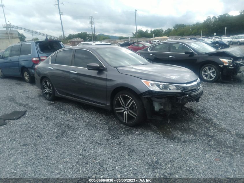 2017 HONDA ACCORD SEDAN SPORT - 1HGCR2F58HA269677
