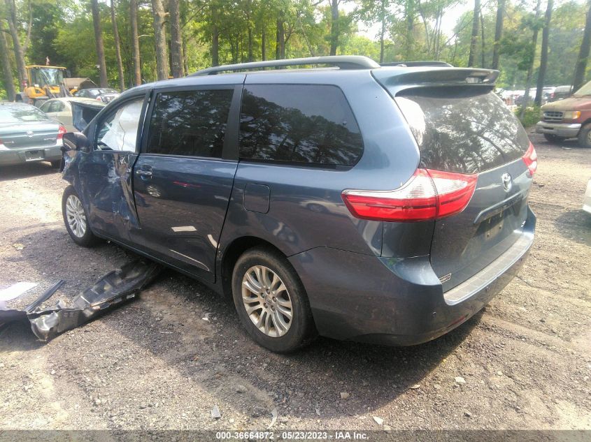 2016 TOYOTA SIENNA XLE/XLE AAS/LTD - 5TDYK3DC5GS758359