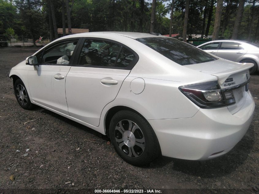 2014 HONDA CIVIC HYBRID - 19XFB4F20EE002186
