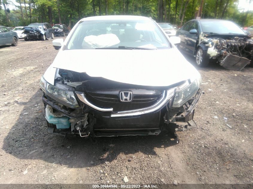 2014 HONDA CIVIC HYBRID - 19XFB4F20EE002186