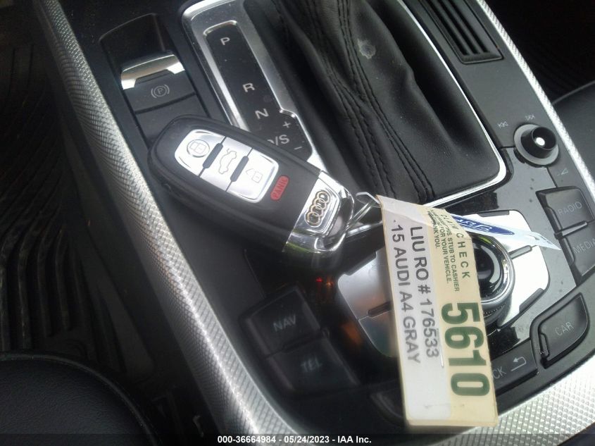 2015 AUDI A4 PREMIUM - WAUBFAFL4FN019917