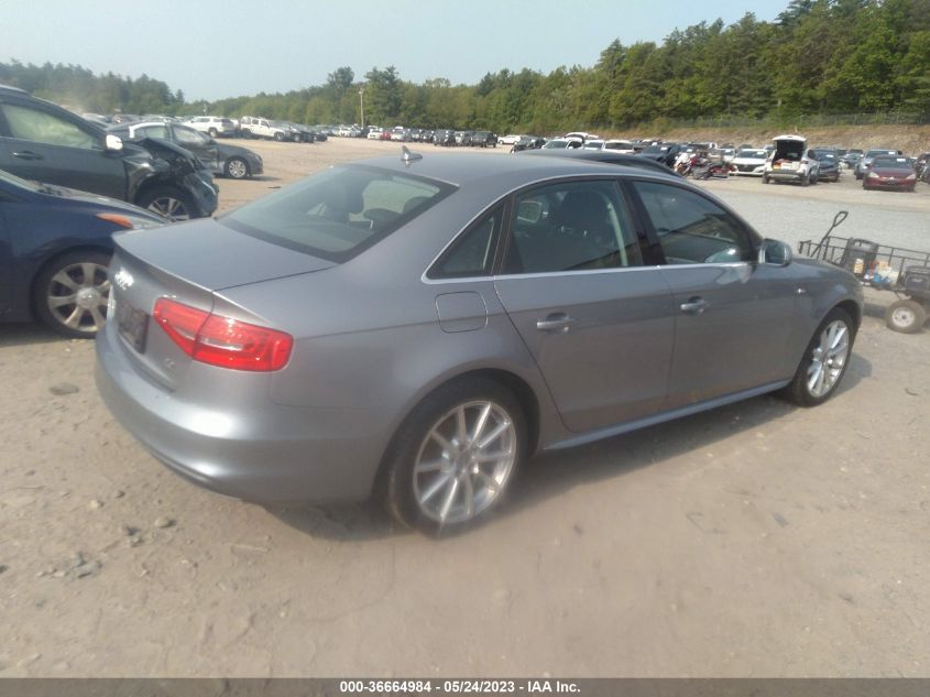 2015 AUDI A4 PREMIUM - WAUBFAFL4FN019917