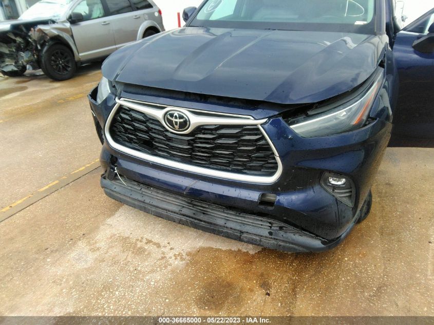 2022 TOYOTA HIGHLANDER XLE - 5TDGZRAH6NS554628