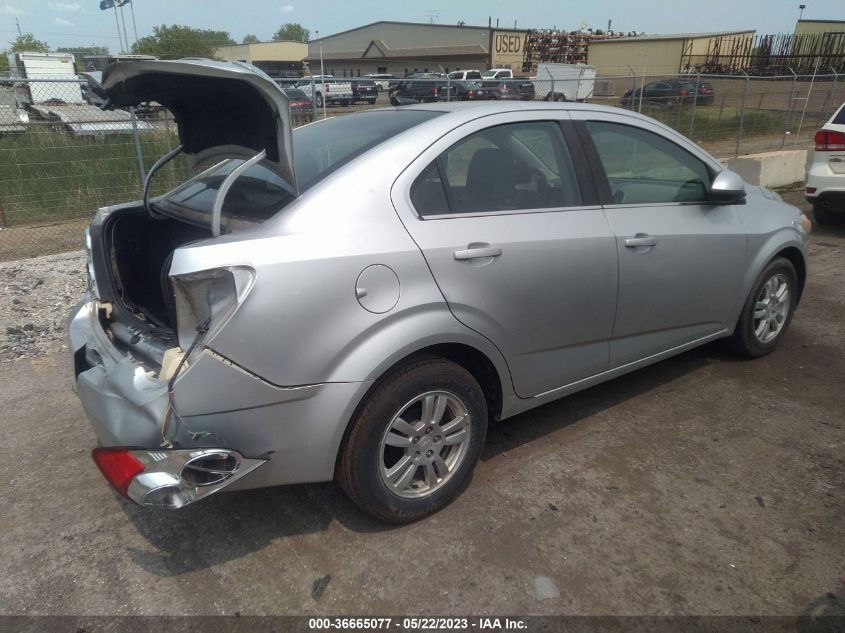 2013 CHEVROLET SONIC LT - 1G1JC5SH4D4162622