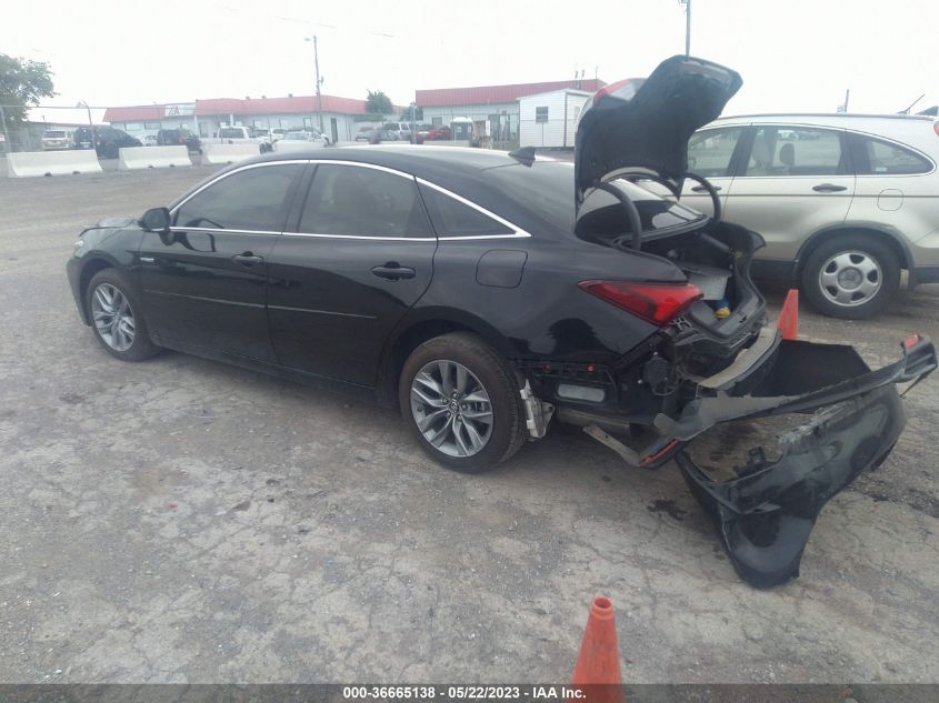 2019 TOYOTA AVALON HYBRID XLE - 4T1B21FB8KU006668