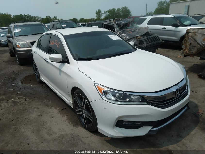2017 HONDA ACCORD SEDAN SPORT - 1HGCR2F53HA306070