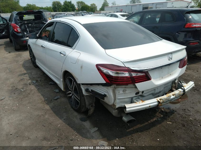 2017 HONDA ACCORD SEDAN SPORT - 1HGCR2F53HA306070