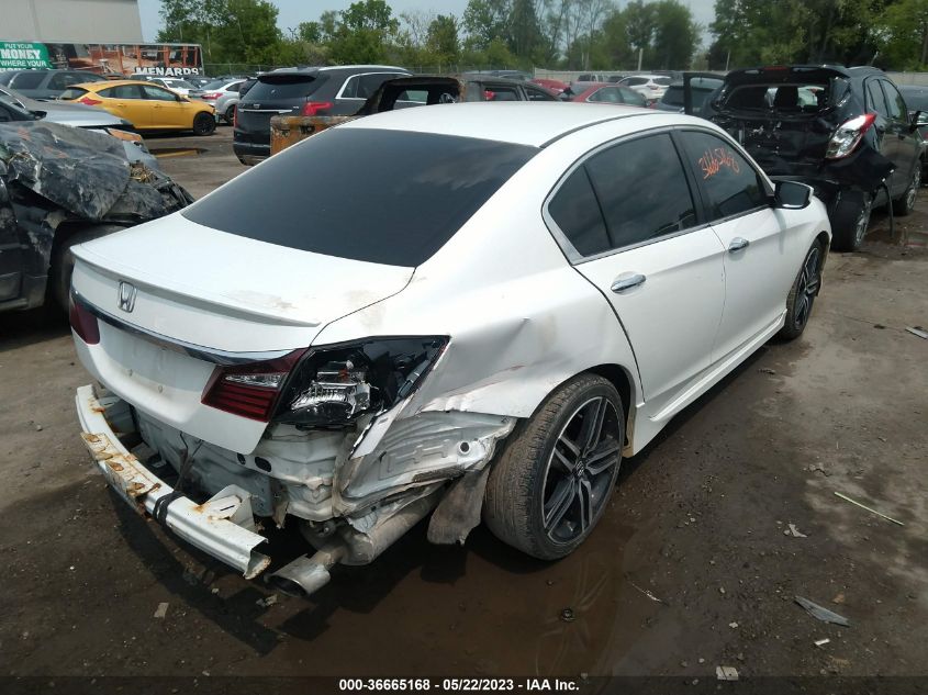 2017 HONDA ACCORD SEDAN SPORT - 1HGCR2F53HA306070