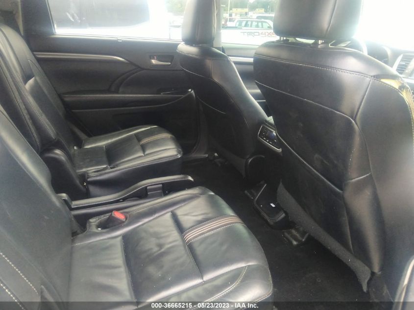 2017 TOYOTA HIGHLANDER XLE/SE - 5TDJZRFHXHS379237