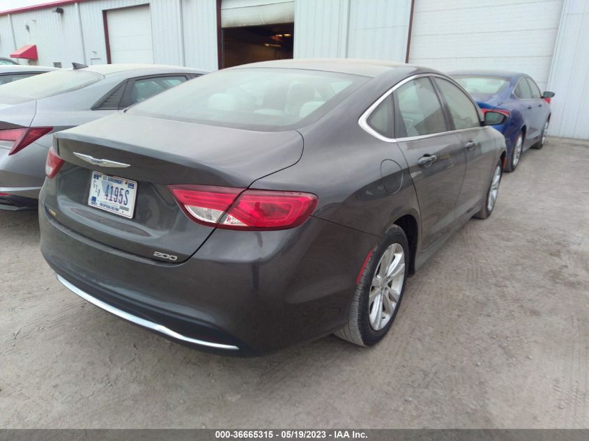2016 CHRYSLER 200 LIMITED - 1C3CCCAB1GN186896