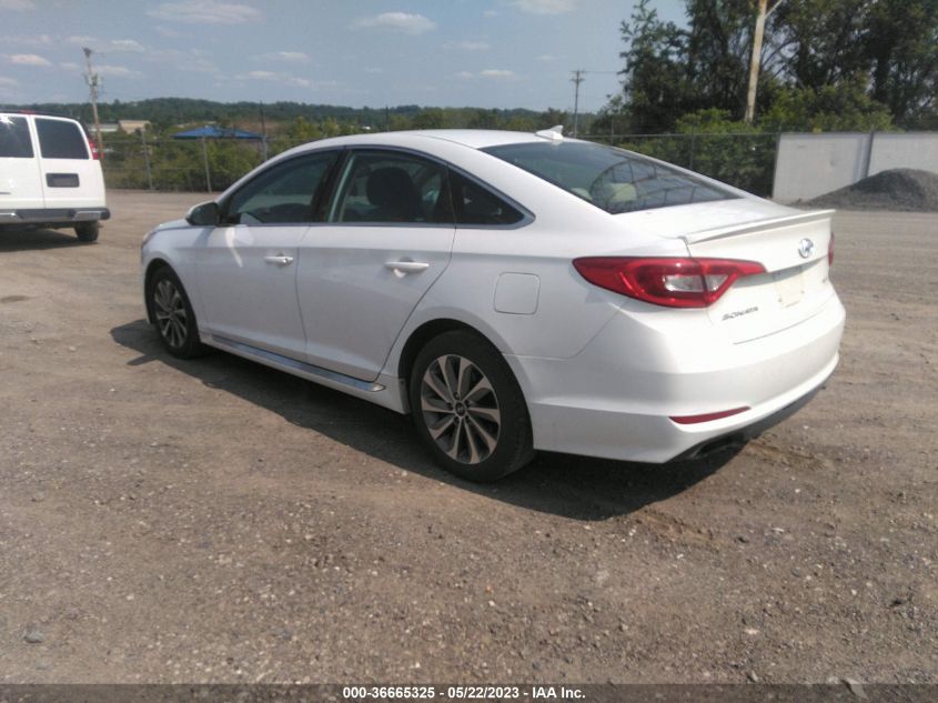 2017 HYUNDAI SONATA SPORT - 5NPE34AFXHH551140
