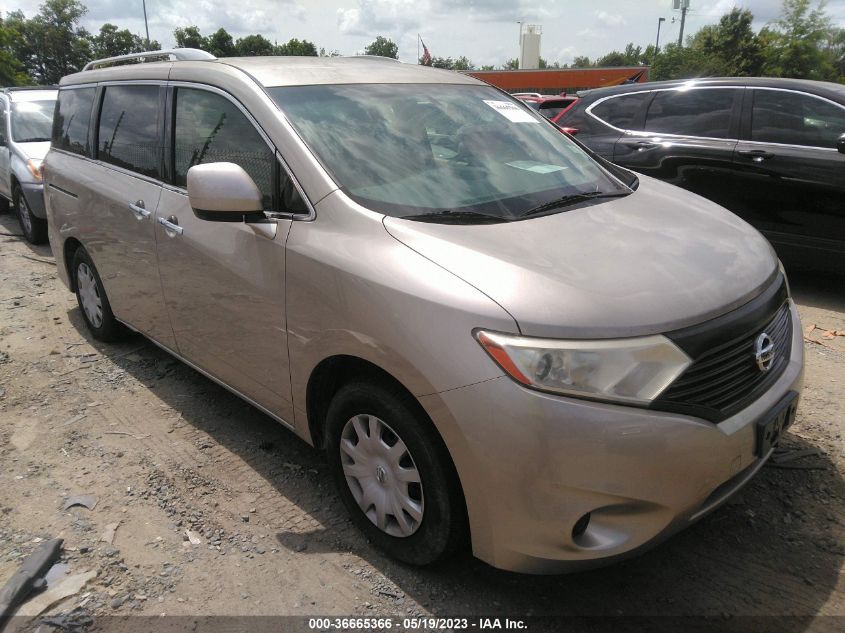 2013 NISSAN QUEST S - JN8AE2KP3D9065037