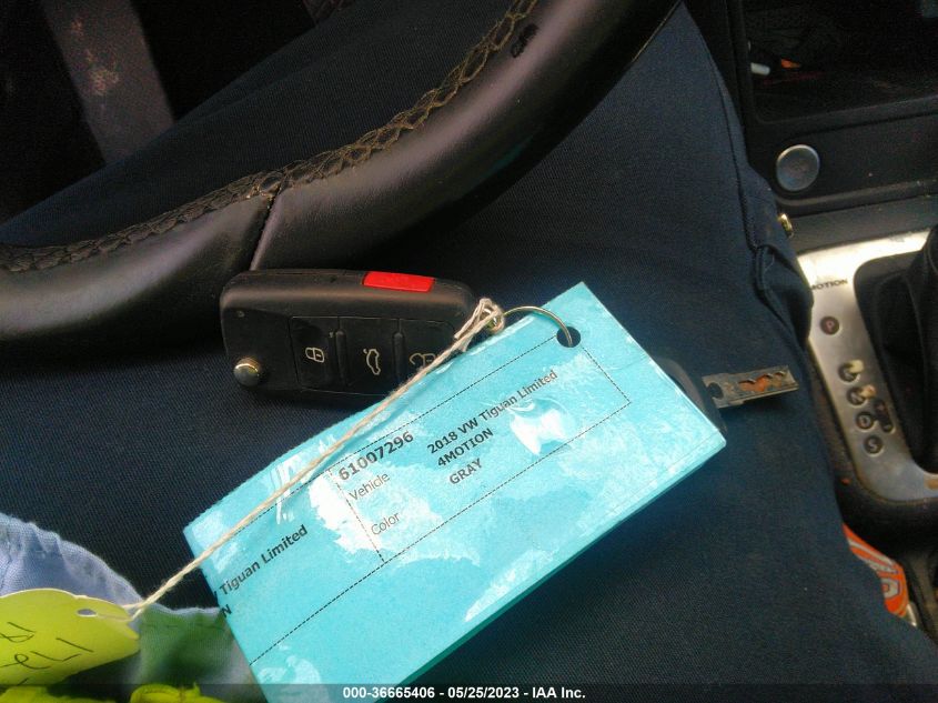 2018 VOLKSWAGEN TIGUAN LIMITED - WVGBV7AX3JK003054