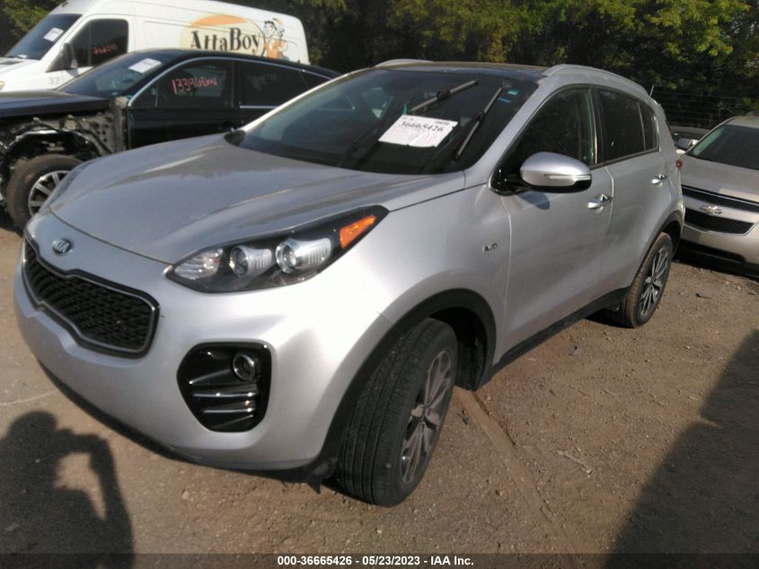 2017 KIA SPORTAGE EX - KNDPNCAC5H7187460