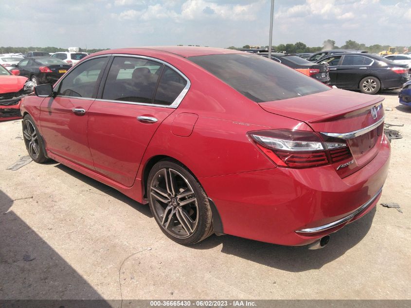 2016 HONDA ACCORD SEDAN SPORT - 1HGCR2F5XGA178408