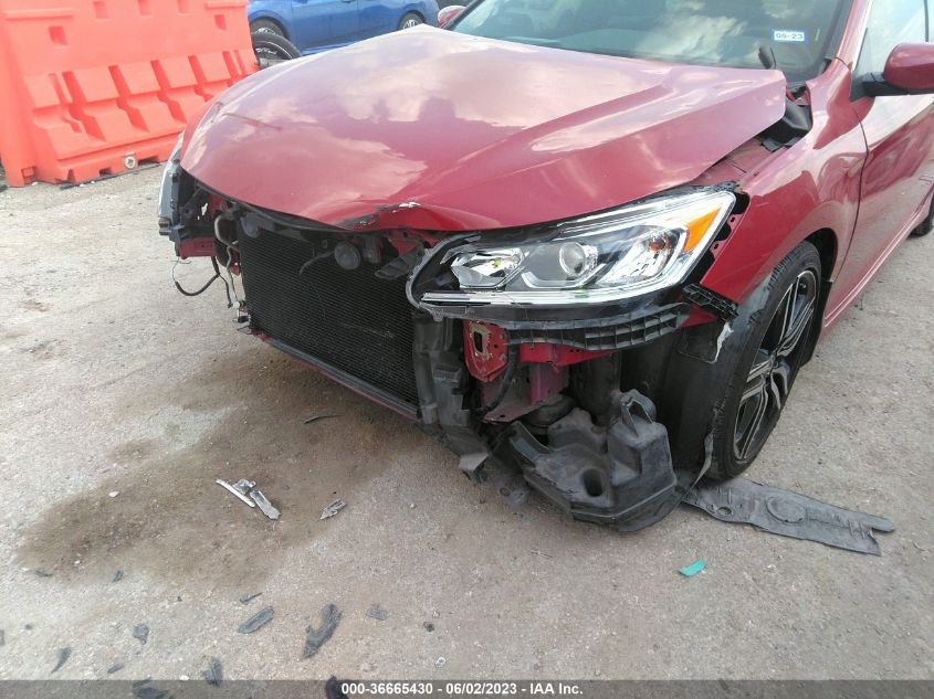 2016 HONDA ACCORD SEDAN SPORT - 1HGCR2F5XGA178408