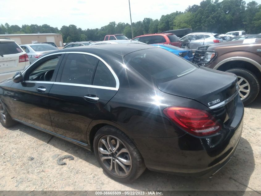 2015 MERCEDES-BENZ C-CLASS C 300 - 55SWF4KBXFU017640