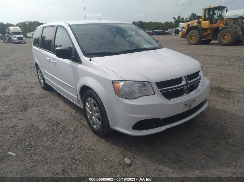 2016 DODGE GRAND CARAVAN SE - 2C4RDGBG7GR122322