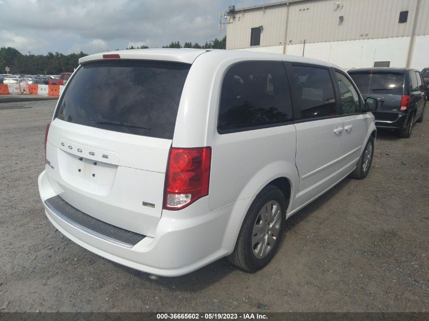 2016 DODGE GRAND CARAVAN SE - 2C4RDGBG7GR122322