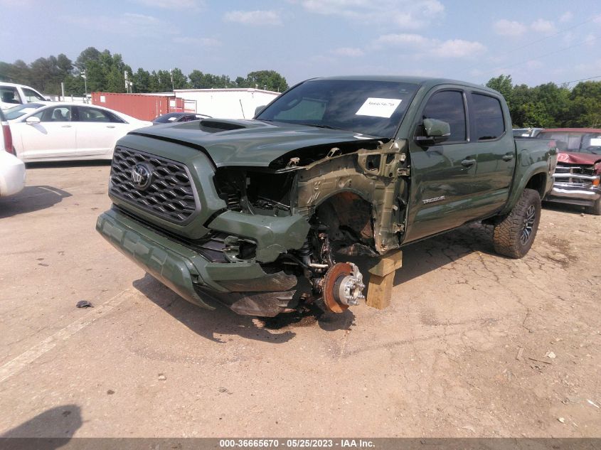 2022 TOYOTA TACOMA 4WD SR/SR5/TRD SPORT - 3TMCZ5AN7NM464238