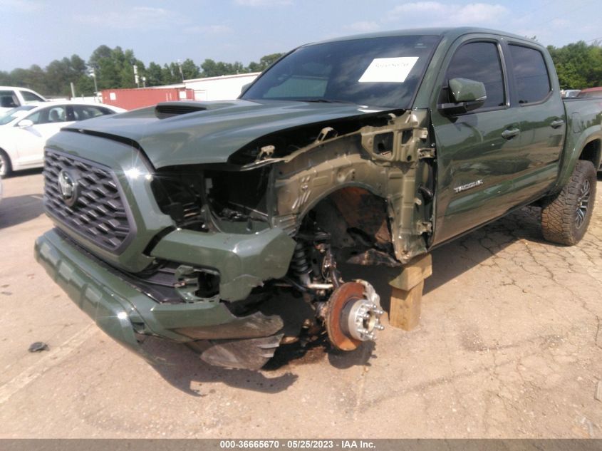 2022 TOYOTA TACOMA 4WD SR/SR5/TRD SPORT - 3TMCZ5AN7NM464238