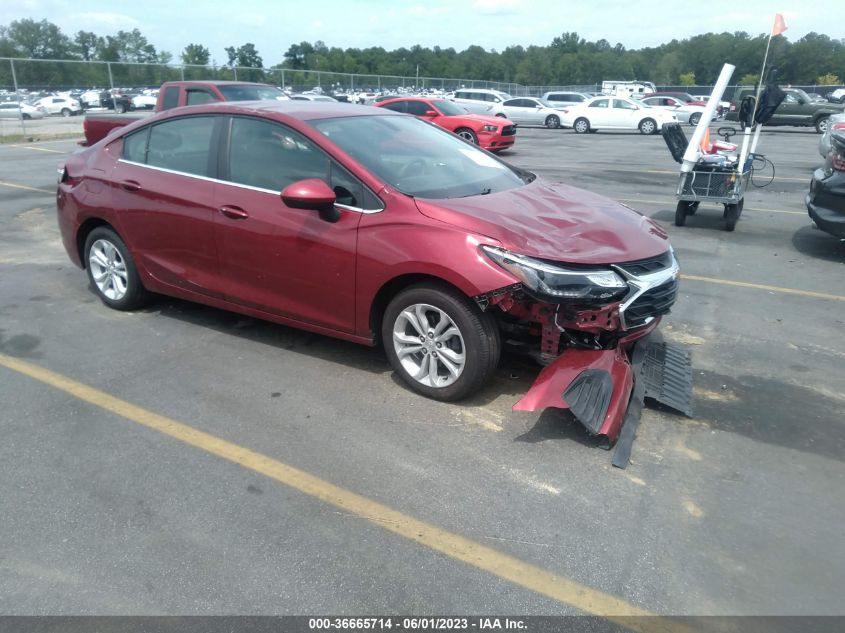 2019 CHEVROLET CRUZE LT - 1G1BE5SM5K7128180