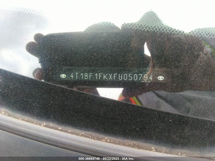 2015 TOYOTA CAMRY SE - 4T1BF1FKXFU050794