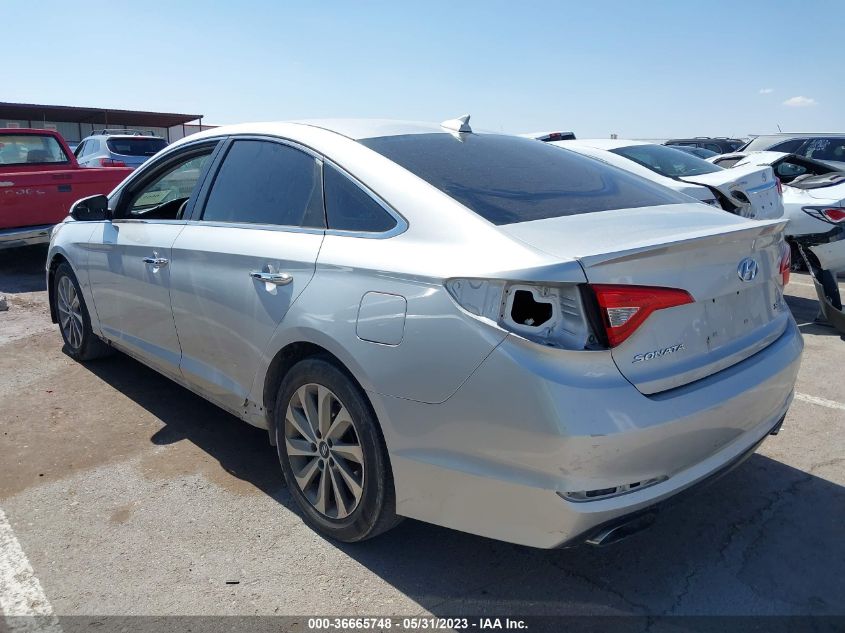 2016 HYUNDAI SONATA 2.4L SPORT - 5NPE34AF3GH431159