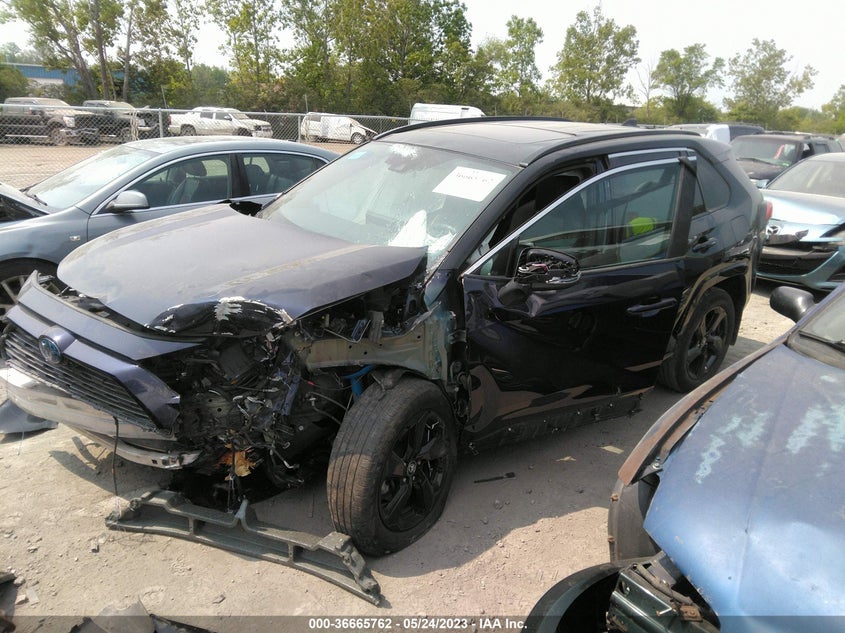 VIN 4T3EWRFV7LU001514 2020 TOYOTA RAV4 HYBRID XSE