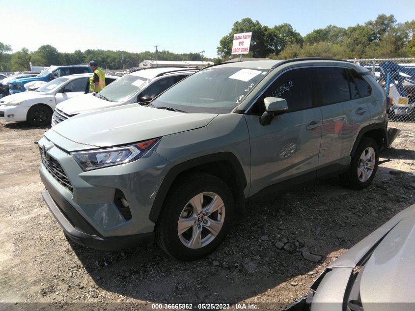 2021 TOYOTA RAV4 XLE 2T3P1RFV3MW140984