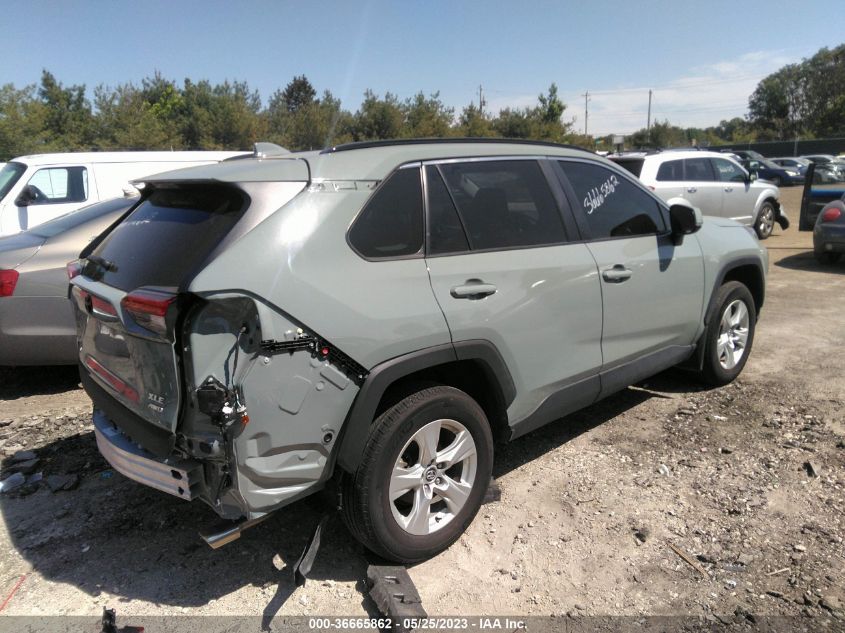 2021 TOYOTA RAV4 XLE 2T3P1RFV3MW140984