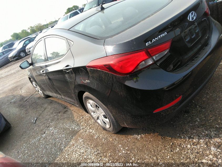2016 HYUNDAI ELANTRA SE - 5NPDH4AE2GH684686