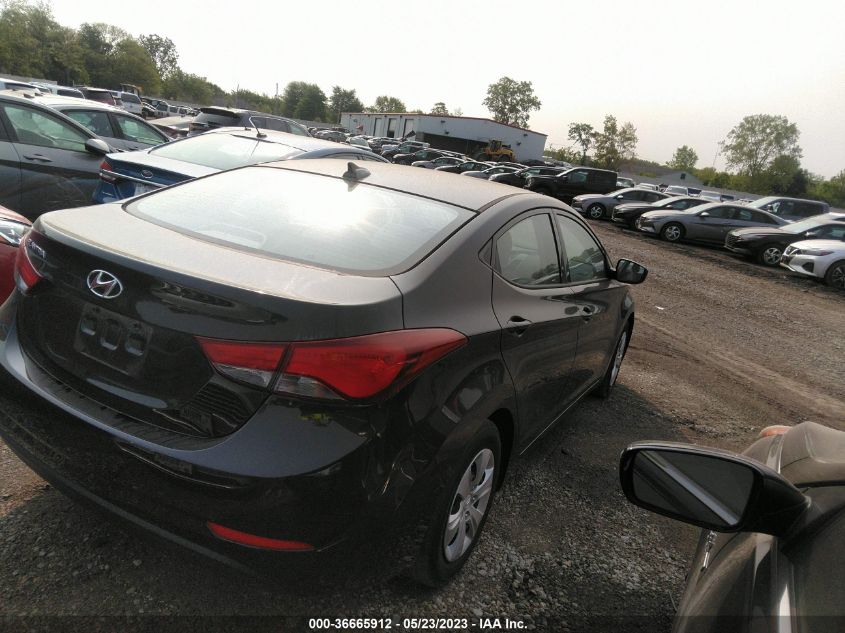 2016 HYUNDAI ELANTRA SE - 5NPDH4AE2GH684686