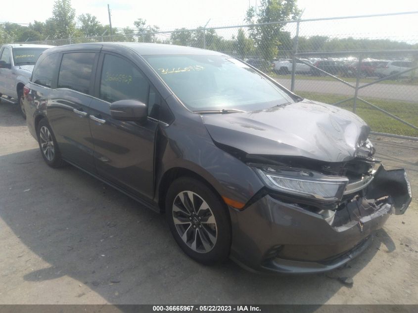2021 HONDA ODYSSEY EX-L - 5FNRL6H73MB031611