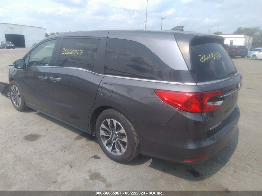 2021 HONDA ODYSSEY EX-L - 5FNRL6H73MB031611