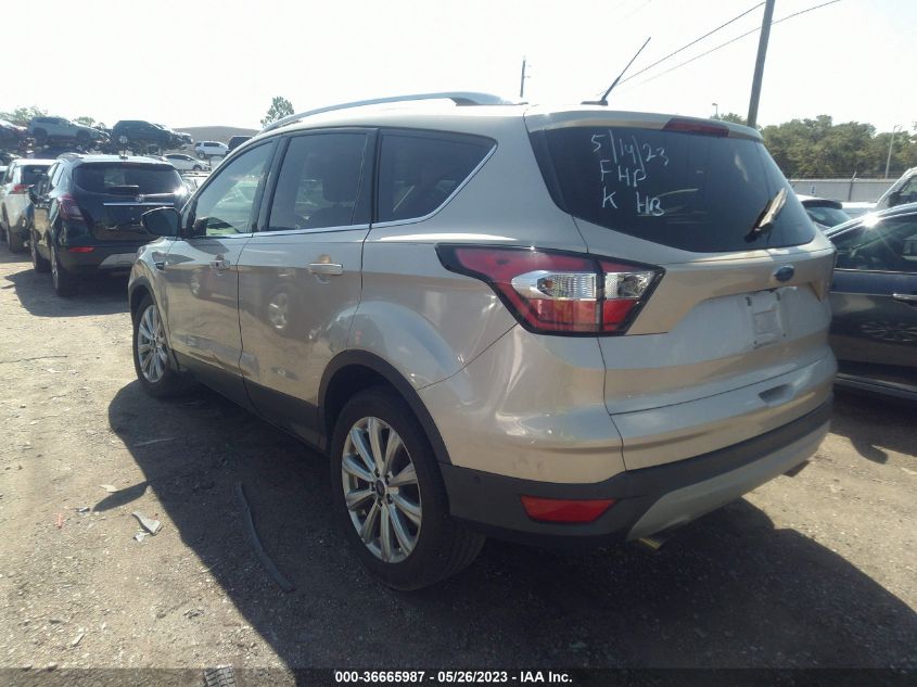 2017 FORD ESCAPE TITANIUM - 1FMCU0JD0HUC93028