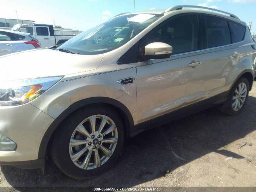 2017 FORD ESCAPE TITANIUM - 1FMCU0JD0HUC93028