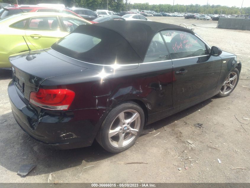 2013 BMW 1 SERIES 128I WBAUN1C56DVR01332