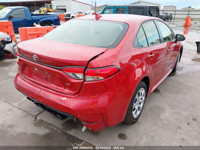 2020 TOYOTA COROLLA LE - JTDEPRAEXLJ027155