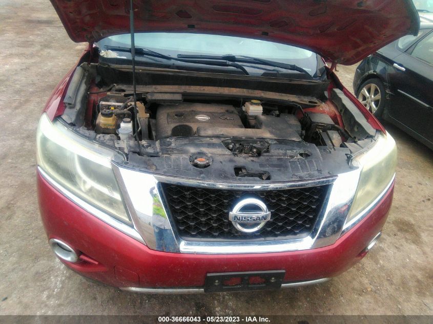 2014 NISSAN PATHFINDER SL - 5N1AR2MN5EC681527