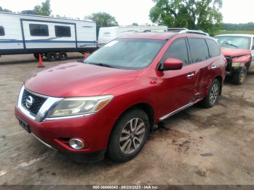 2014 NISSAN PATHFINDER SL - 5N1AR2MN5EC681527