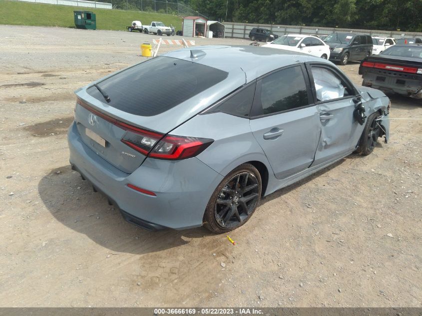 2023 HONDA CIVIC HATCHBACK SPORT - 19XFL2H87PE000022