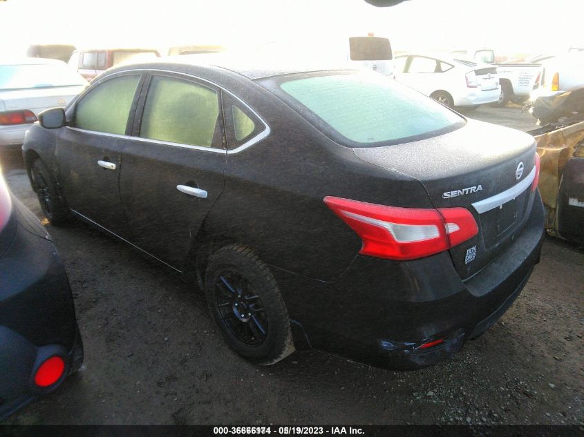 2016 NISSAN SENTRA S - 3N1AB7AP1GY308915