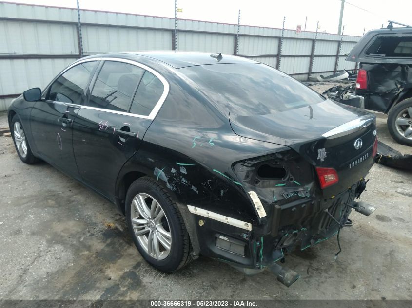 2013 INFINITI G37 SEDAN X JN1CV6AR8DM768308