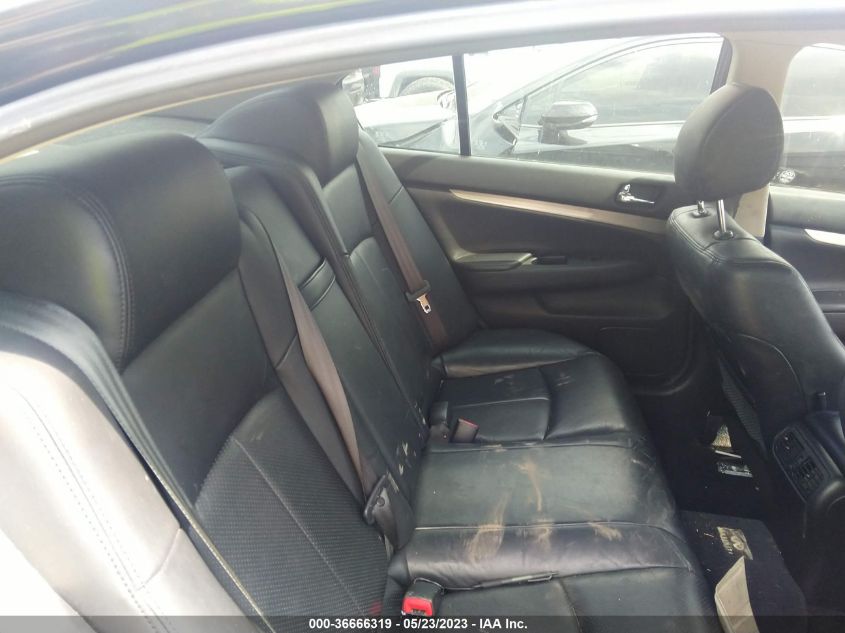 2013 INFINITI G37 SEDAN X JN1CV6AR8DM768308